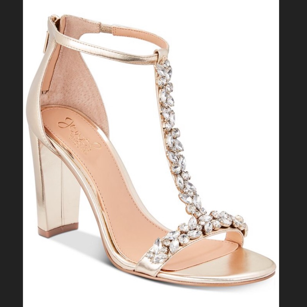 Jewel Badgley Mischka Sandal Heels